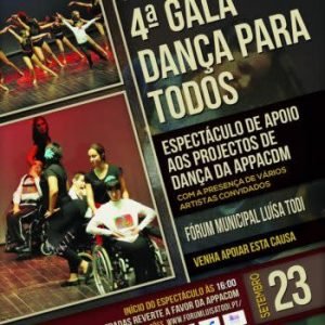4ª Gala Dança para Todos — cartaz