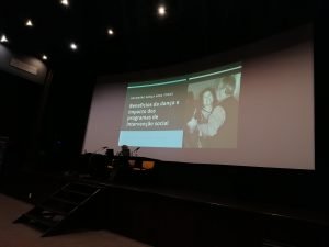 Projeção no Auditório Charlot